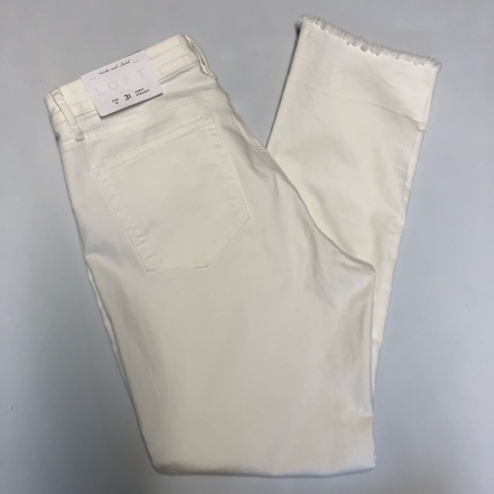 LOFT Curvy straight jeans size 12/31